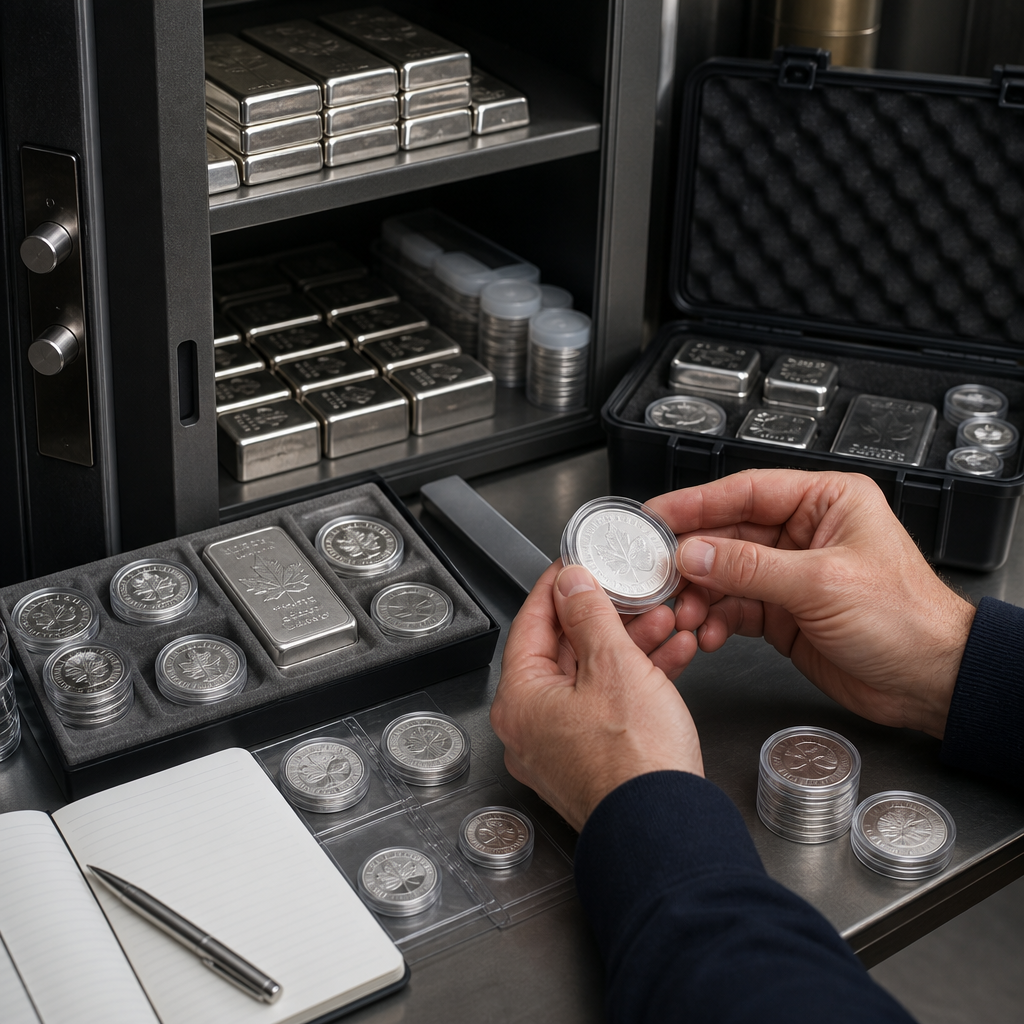 Physisches Silber lagern
